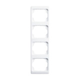 Busch-Jaeger Rahmen vierfach senkrecht weiß, Retail