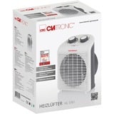 Clatronic HL 3761, Heizlüfter weiß/grau