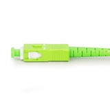 Digitus Glasfaser-Simplex-Patchkabel, stahlarmiert, Singlemode, SC/APC > SC/APC weiß, 10 Meter