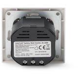 Digitus Sicherheits-Steckdose Unterputz, mit 2x USB-A weiß