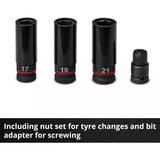 EINHELL Professional Akku-Schlagschrauber TP-CW 18/350-C Li BL - Solo, 18Volt rot/schwarz, ohne Akku und Ladegerät