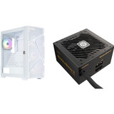 Enermax MarbleShell MS31 RGB + Marblebron II  650W, Tower-Gehäuse weiß, Bundle Gehäuse + Netzteil verschraubt