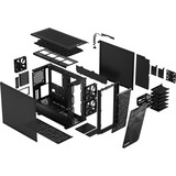 Fractal Design Meshify 2 Black TG Dark Tint, Tower-Gehäuse schwarz, Tempered Glass