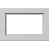 Gira Abdeckrahmen 1,5-fach, Abdeckung grau, Retail