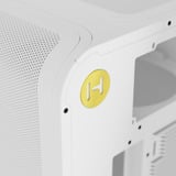 HYTE X50 Air Snow White, Tower-Gehäuse weiß, Vollflächiges Micro-Mesh