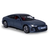 Jamara Audi RS e-tron GT Diecast, Modellfahrzeug grau, Maßstab 1:36, inkl. Knopfzellen, Rückzugmotor