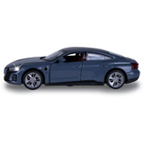 Jamara Audi RS e-tron GT Diecast, Modellfahrzeug grau, Maßstab 1:36, inkl. Knopfzellen, Rückzugmotor