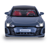 Jamara Audi RS e-tron GT Diecast, Modellfahrzeug grau, Maßstab 1:36, inkl. Knopfzellen, Rückzugmotor