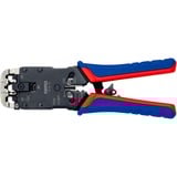 KNIPEX Crimpzange 97 51 12  blau/rot, RJ-10, RJ-11/12 und RJ-45-Stecker