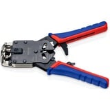 KNIPEX Crimpzange 97 51 12  blau/rot, RJ-10, RJ-11/12 und RJ-45-Stecker