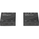 Lindy 70m Cat.6 KVM Extender, HDMI Verlängerung schwarz, HDMI 4K60, USB & Audio 