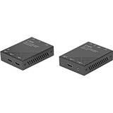 Lindy 70m Cat.6 KVM Extender, HDMI Verlängerung schwarz, HDMI 4K60, USB & Audio 