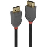 Lindy DisplayPort 1.1 Kabel, Anthra Line schwarz, 15m