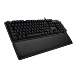 Logitech G513 CARBON, Gaming-Tastatur schwarz, DE-Layout, GX Blue