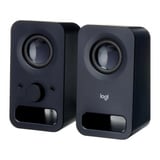Logitech Z150 Black 2.0, PC-Lautsprecher schwarz