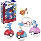 Mattel MEGA Pokémon 4 Wasser-Typ Pokémon Sets, Konstruktionsspielzeug 