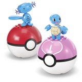 Mattel MEGA Pokémon 4 Wasser-Typ Pokémon Sets, Konstruktionsspielzeug 