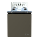 Merten Schutzkontaktsteckdose mit Klappdeckel bronze, Retail