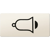 Merten Symbol Klingel rechteckig weiß, Retail