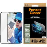 PanzerGlass Gaming Displayschutz Ultra-Wide Fit, Schutzfolie transparent, iPhone 16 Pro, EasyAligner