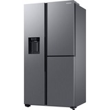 SAMSUNG RH68B8820S9/EG RS8000, Side-by-Side edelstahl/silber, Food Showcase Tür, Festwasseranschluss