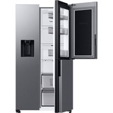 SAMSUNG RH68B8820S9/EG RS8000, Side-by-Side edelstahl/silber, Food Showcase Tür, Festwasseranschluss