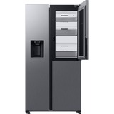 SAMSUNG RH68B8820S9/EG RS8000, Side-by-Side edelstahl/silber, Food Showcase Tür, Festwasseranschluss