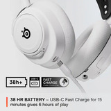 SteelSeries Arctis Nova 7X Generalüberholt, Gaming-Headset weiß, USB-C, Bluetooth, optimiert für Xbox