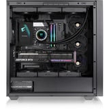 Thermaltake AX500 Black, Big-Tower-Gehäuse schwarz, Tempered Glass