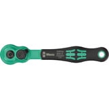 Wera 8010 A Zyklop Comfort Knarre, 1/4" schwarz/grün, Comfort-Knarre mit Umschalthebel