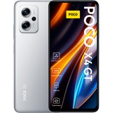 Xiaomi Poco X4 GT 128GB, Handy Silber, Dual SIM, Android 12, 8 GB DDR 5