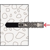 fischer Universaldübel UX 6x50 hellgrau, 100 Stück