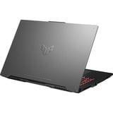 ASUS TUF Gaming A17 (FA707NVR-HX009), Gaming-Notebook grau, AMD Ryzen 7 7435HS, NVIDIA GeForce RTX 4060, 16 GB DDR5, 512 GB (512 GB SSD), ohne Betriebssystem