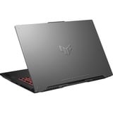 ASUS TUF Gaming A17 (FA707NVR-HX009), Gaming-Notebook grau, AMD Ryzen 7 7435HS, NVIDIA GeForce RTX 4060, 16 GB DDR5, 512 GB (512 GB SSD), ohne Betriebssystem