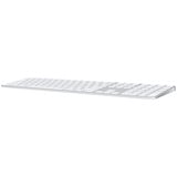 Apple Magic Keyboard mit Touch ID und Ziffernblock, Tastatur silber/weiß, UK-Layout, für Mac Modelle mit Apple Chip