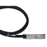 BlueOptics BlueLAN Direct Attach Kabel kompatibel zu NVIDIA MCP1650-H001E30 QSFP56 schwarz, 1 Meter