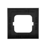 Busch-Jaeger Abdeckrahmen 1-fach, Abdeckung schwarz, Retail