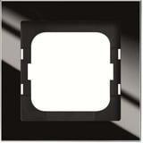 Busch-Jaeger Abdeckrahmen 1-fach, Abdeckung schwarz, Retail