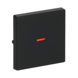 Busch-Jaeger Kontrollwippe einteilige Wippe matt, Abdeckung schwarz, Retail