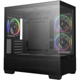 DeepCool CG380 3F, Tower-Gehäuse schwarz, Temepered Glass x 2