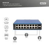 Digitus 16 Port Gigabit Ethernet Netzwerk, Switch 
