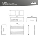 Digitus 16 Port Gigabit Ethernet Netzwerk, Switch 