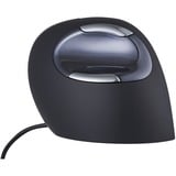 Evoluent VerticalMouse D, Maus schwarz/silber, Large, RH