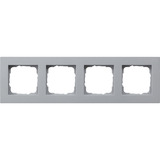 Gira Abdeckrahmen vierfach aluminium, Retail