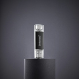 Intenso Twist Line 256 GB, USB-Stick anthrazit/transparent, USB-A 3.2 Gen 1, USB-C 3.2 Gen 1