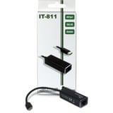 Inter-Tech Argus IT-811, LAN-Adapter schwarz