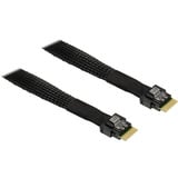 Inter-Tech Kabel MiniSAS SFF 8654-4i > SFF 8654-4i schwarz, 0,7 Meter