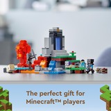 LEGO 21172 Minecraft Das zerstörte Portal, Konstruktionsspielzeug 