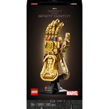 LEGO 76191 Marvel Super Heroes Infinity Handschuh, Konstruktionsspielzeug gold, Avengers Set für Erwachsene mit dem Gauntlet von Thanos