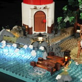 Lumibricks Sonnenaufgang-Leuchtturm, Konstruktionsspielzeug 